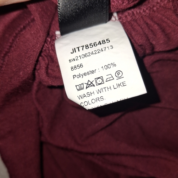 Beautiful Burgandy Long Sleeve Top- W Sz XL - Picture 6 of 6